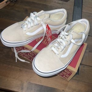 NWT old skool turtledove/true white vans